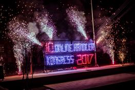 Zum krönenden Abschluss gab es ein atemberaubendes Jubiläumsfeuerwerk