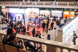 Auf der Messe war den ganzen Tag viel los