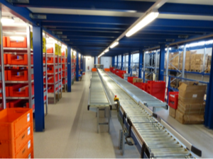 Das Lager des AKF-Shops Das Lager des AKF-Shops