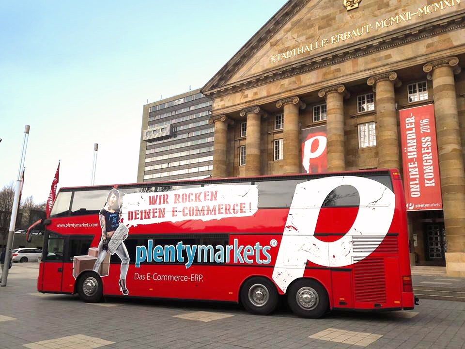 plentymarkets Tourbus