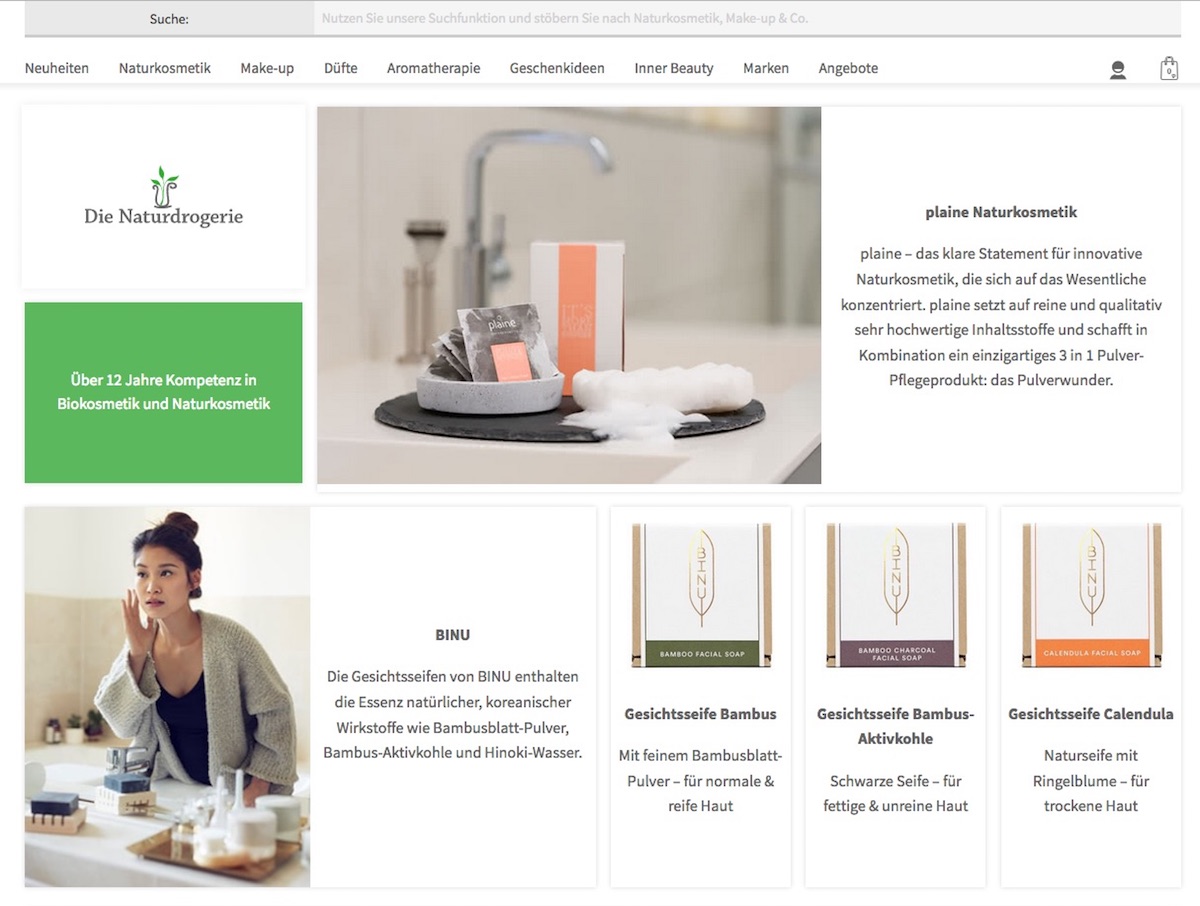 Naturdrogerie Onlineshop