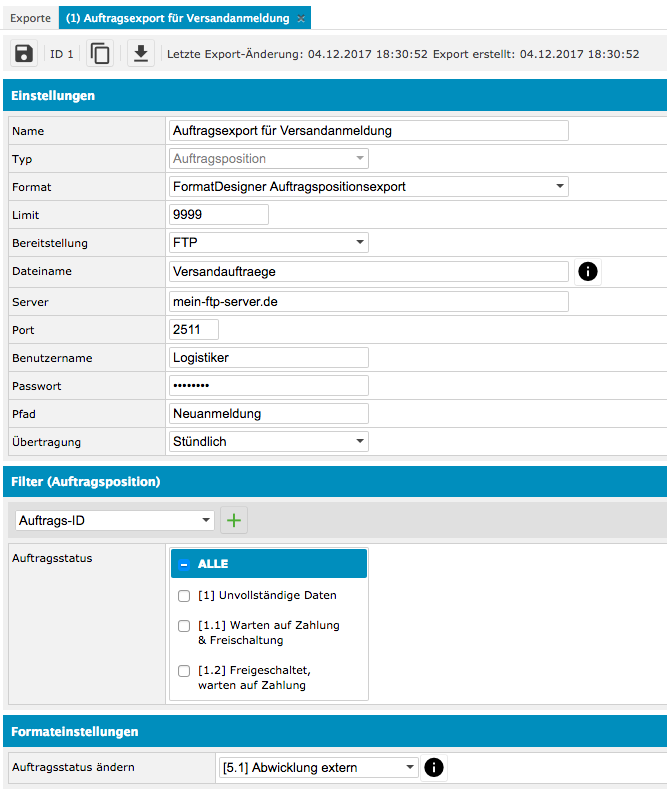 plentymarkets ElasticSync