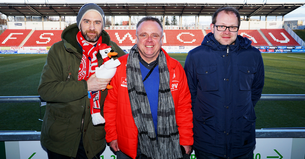 Berhard Weiß Frank Fischer FSV Zwickau plentymarkets